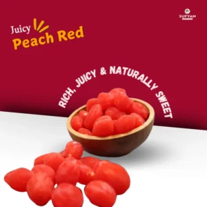 juicy-peach-red-in-wooden-bowl-on-the-white-table