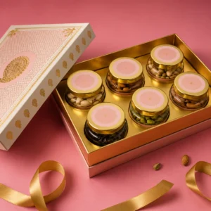Premium Pink Gift Box - 6 Jar