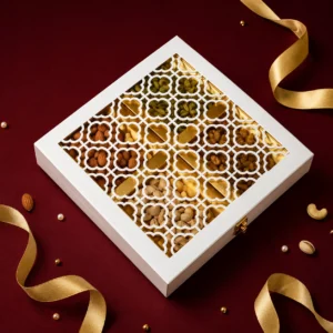 Pure White Premium Gift Box - 4 Column