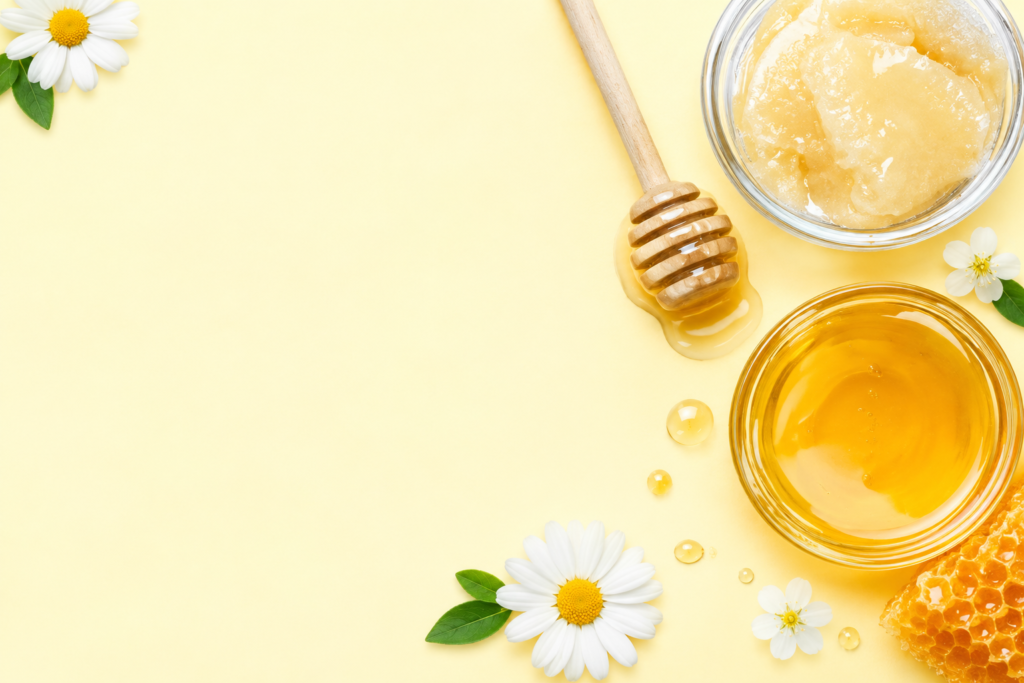 Honey-Still-Life-with-Floral-Accents