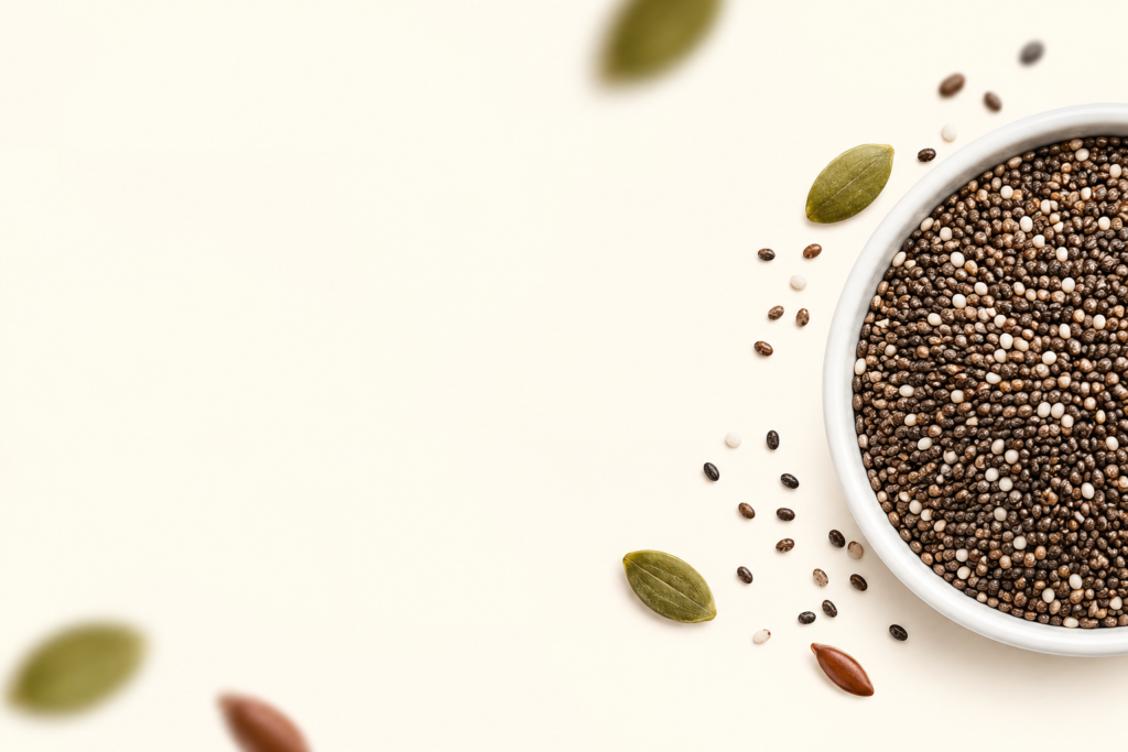 Minimalist-Chia-Seed-Bowl-Flat-Lay